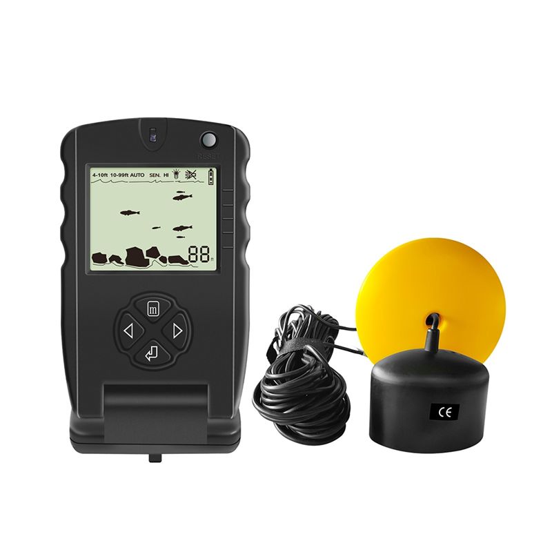 Fishing Depth Finder - Neuer Tragbarer Fischfinder, Eisfischen-Sonar Echolot mit