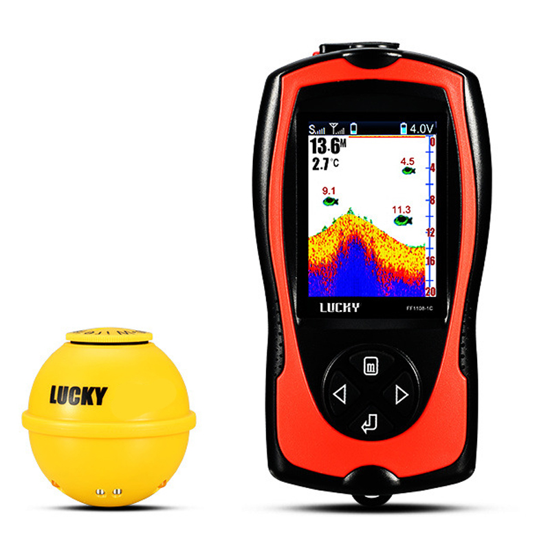 Fish Finder Portable - Heißes Neues Angebot: Ultraschall-Lowrance Farbdisplay-Sonar, Kabelloser