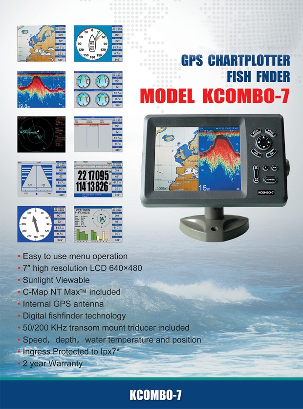 Kcombo-7 7-Zoll-ONWA-GPS-Plott – Fish Finder Gps Bewertung und Preis