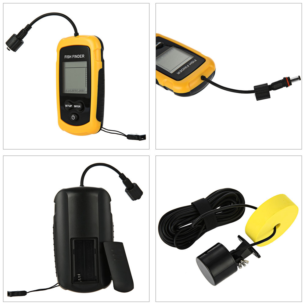 Alarm 100M Tragbarer Sonar-Fis – Fish Finder Transducer Bewertung und Preis