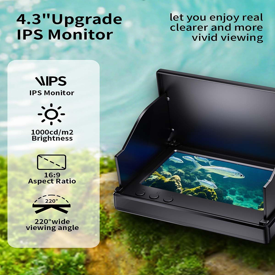 FOURQ Handgehaltener 1080P 4,3 – Fishing Depth Finder Bewertung und Preis
