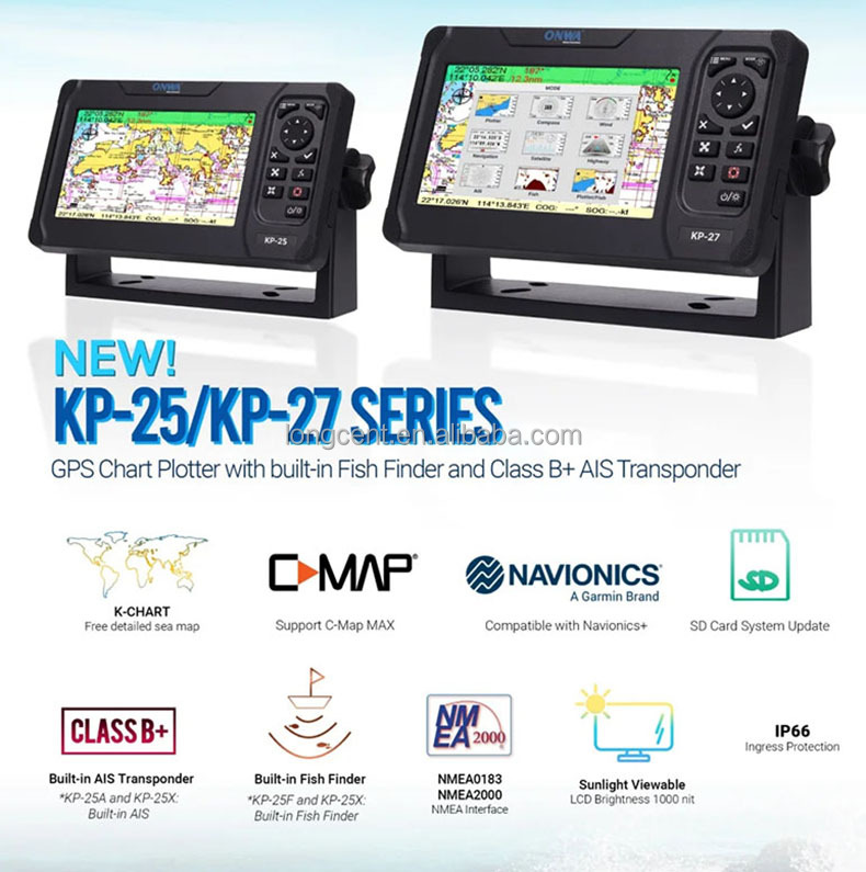 Neuer KP-27A 7 Zoll LCD Marine – Fishing Gps Bewertung und Preis