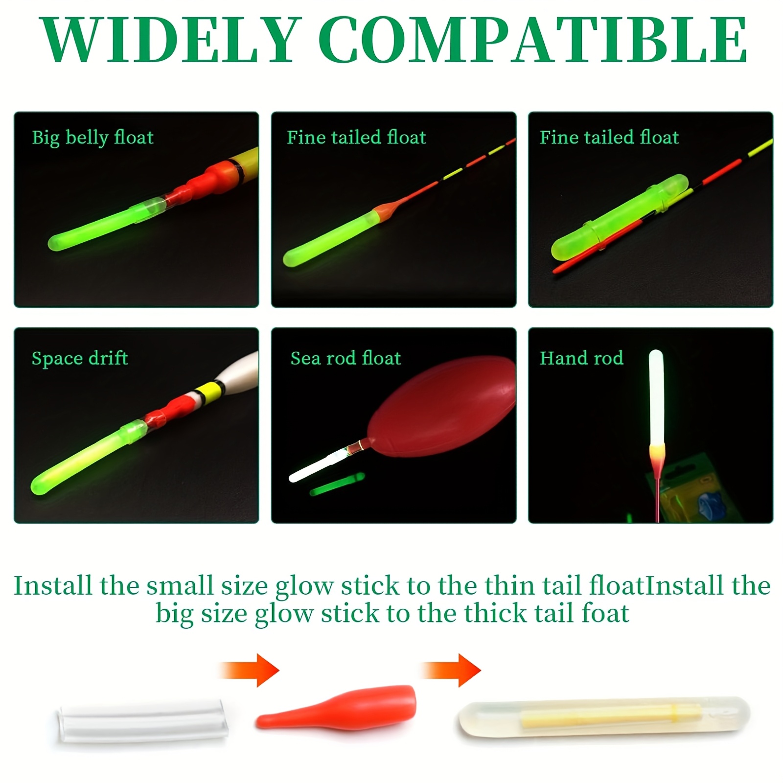 100PCS Angeln Glow Sticks Set, – Fish Alarm Bewertung und Preis